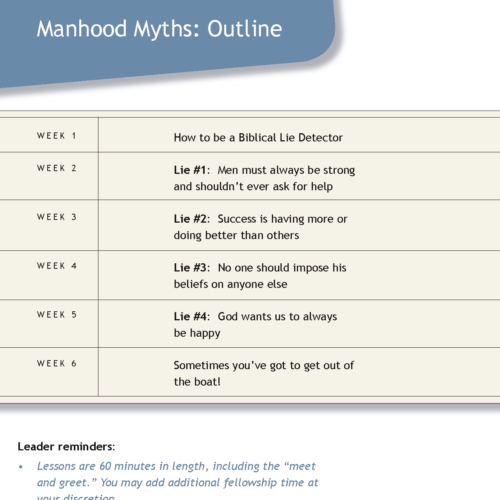 Manhood Myths Module [Trail Life]
