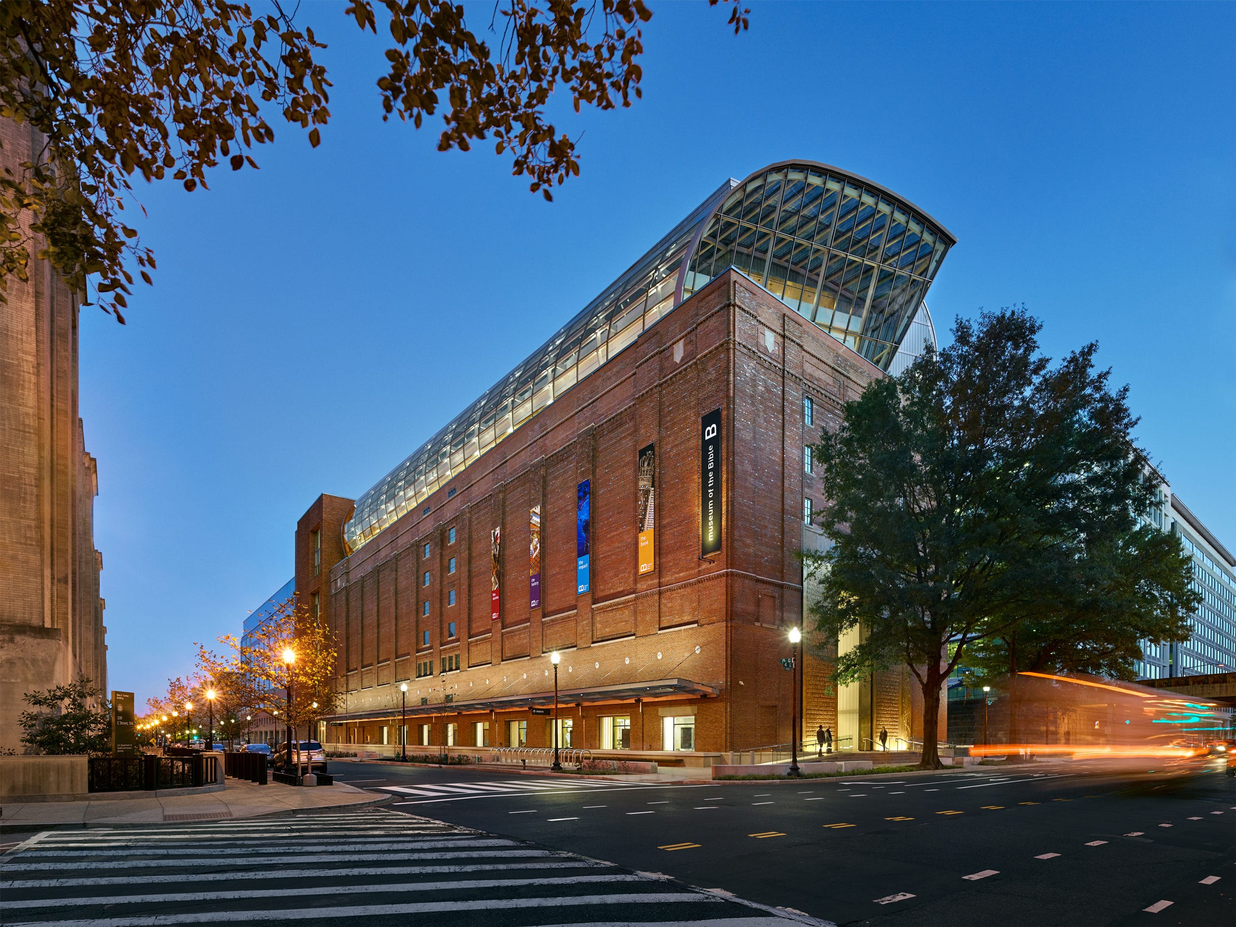 museum of the bible at night